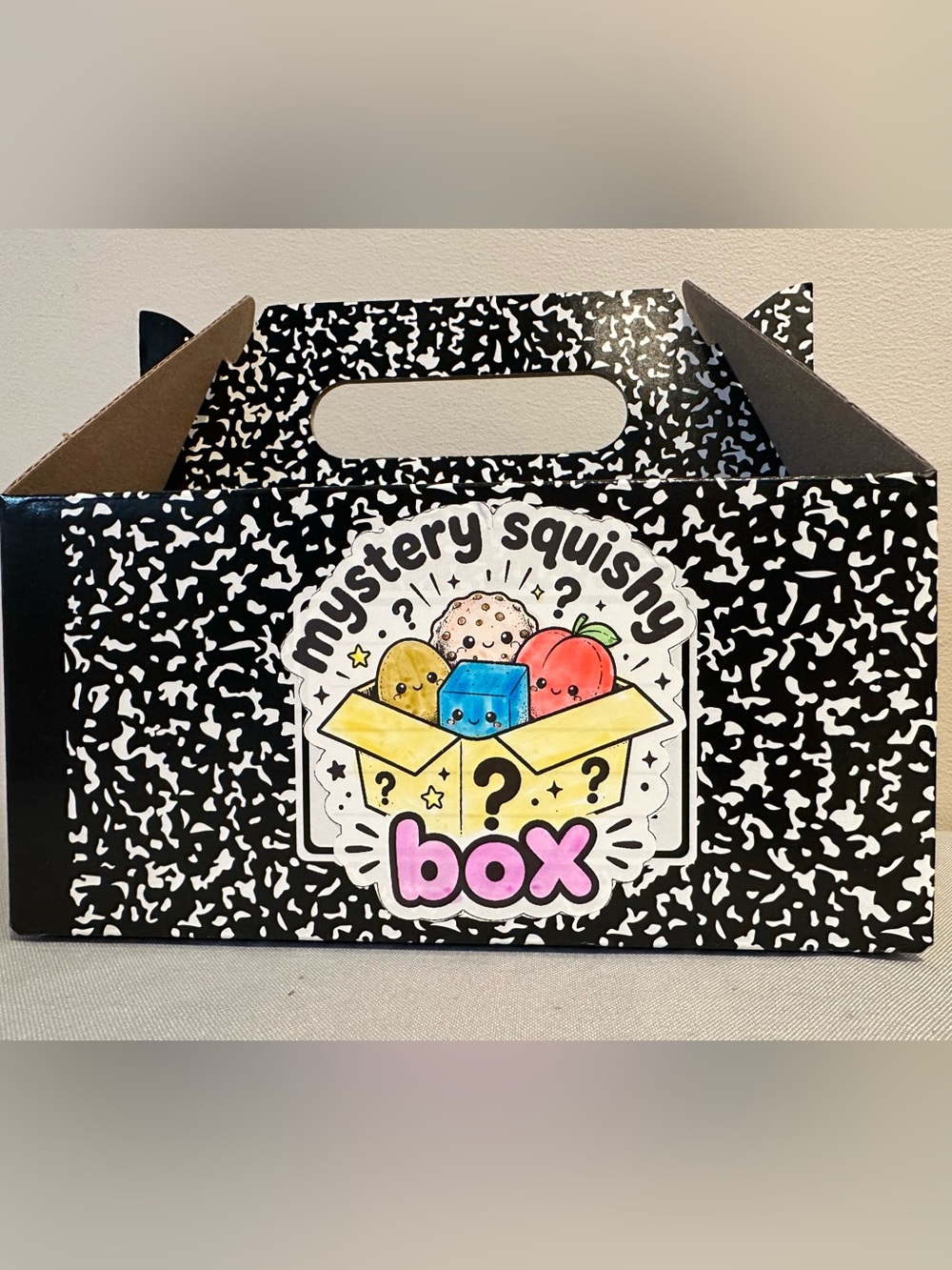 Mystery Box Squishy Box - Surprise Box - Teacher Themed